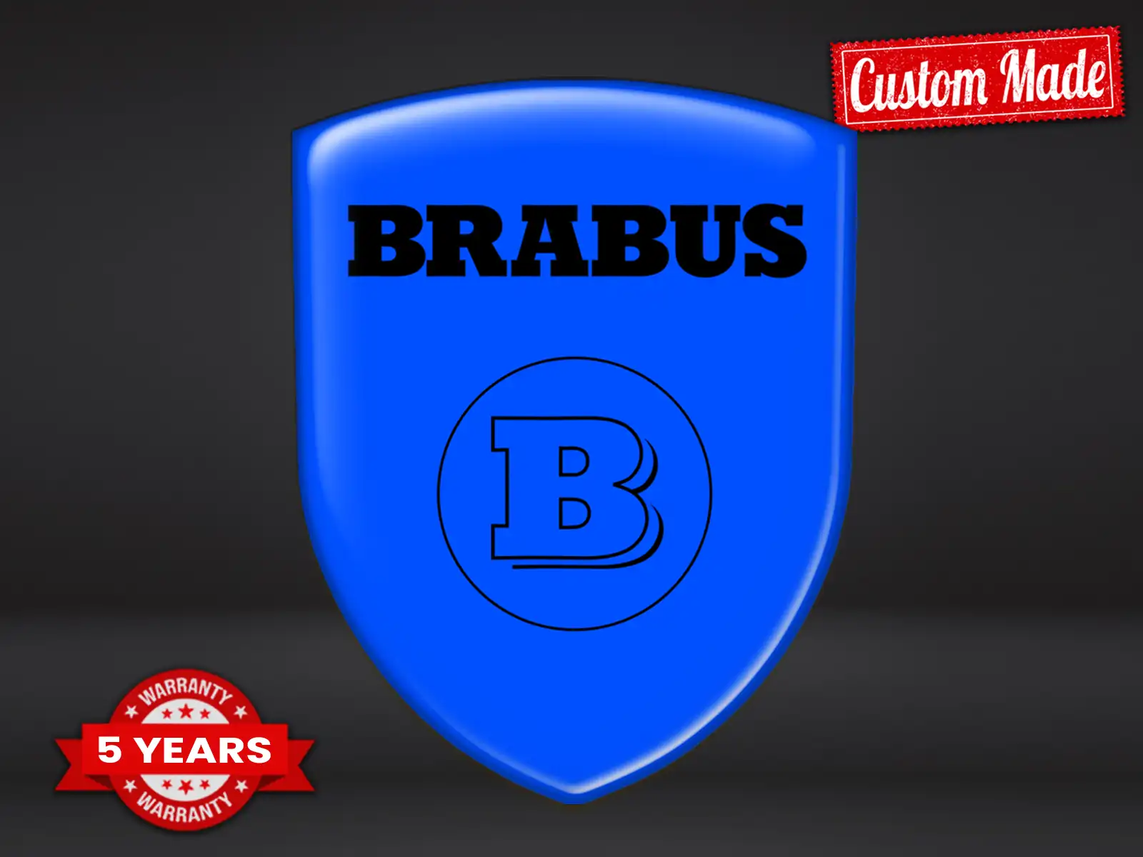 Brabus Wasserfester Aufkleber Robust Professionell Minimal